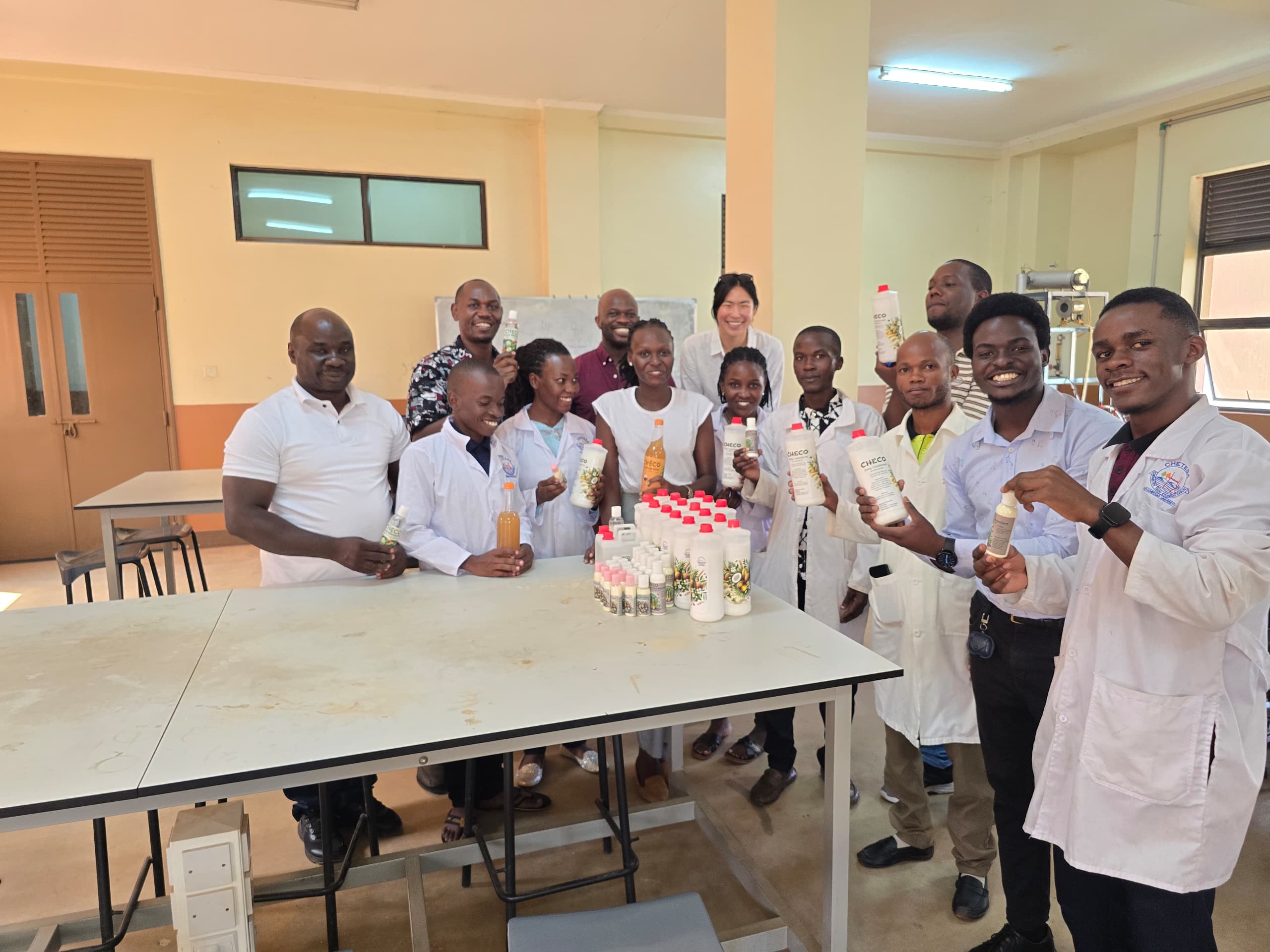 Chemistry students group photo